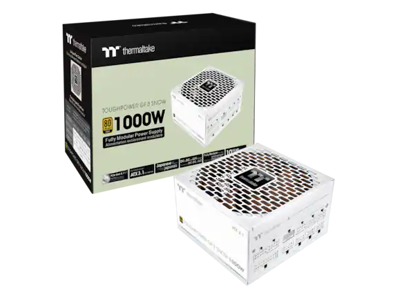 IY Vain temade "thermaltake Caia d Vfa r GF3 SNOW TOUGHPOWER 80 PLUS s. 1000W Power Supply Modular modulaire V0w Fully entierement Alimentation 10ZAR YEAR Fully Modular entidrement ...LC Loe DC.DC..LC DC-DC.BC Japanese japonais 4 PCe Gen A ATX 3. 1 Cnmoan - A3 T7 AEWN TanaRo TY thermaltake E OUGHPOWVER ATX3.1 3.1 thermaltake 27 GF3 WOHe 1000W