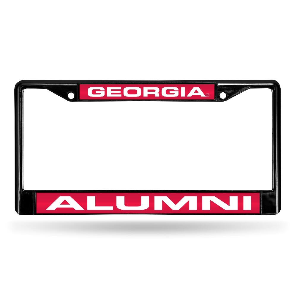 Georgia Bulldogs Alumni Black Metal Laser Cut License Plate Frame