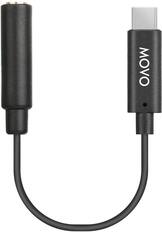 Front. MOVO - Movo PMA-1 DJI Osmo Pocket Microphone External Sound Adapter USB Type-C to 3.5mm TRS External Microphone Adapter.