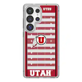 Keyscaper - NCAA - Utah Utes Field Galaxy Clear Case - S23 Ultra - Multicolor