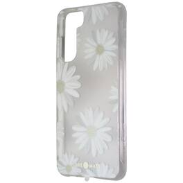 Case-Mate - Prints Hardshell Case for Samsung Galaxy S21 5G - Glitter Daisies - Multicolor