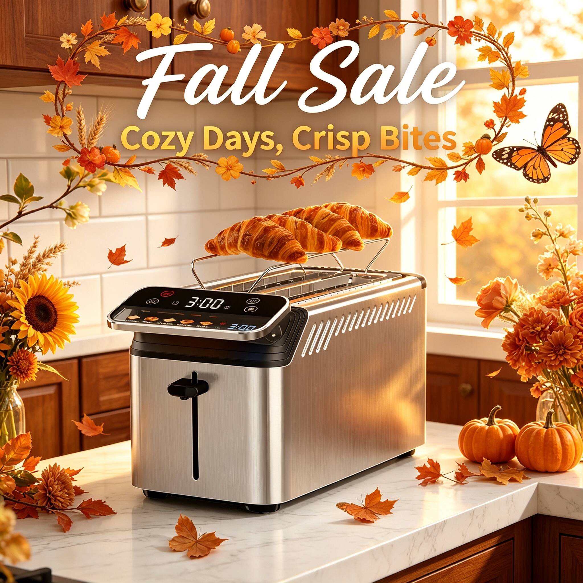 Fall Sale  
Cozy Days, Crisp Bites