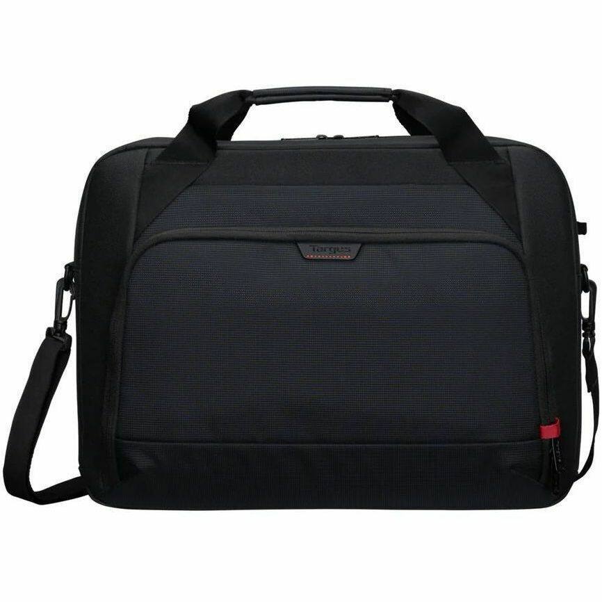 Alt View 1. Targus - Targus Classic EcoSmart CN418GL Carrying Case (Briefcase) for 17" to 18" Notebook - Black - TAA Compliant - Water - Black.