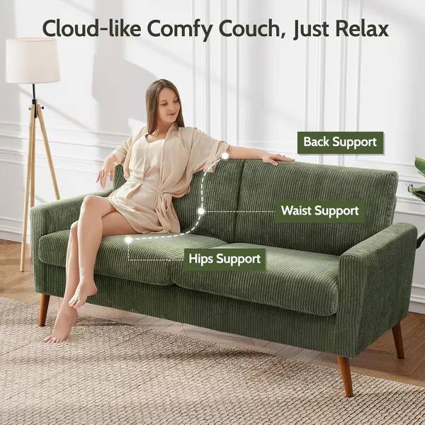Cloud-like Comfy Couch, Just Relax

- Back Support
- Waist Support
- Hips Support