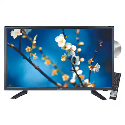 Front. Supersonic - 22" 12 Volt ACDC LED HDTV with DVD Player, USB, SD Card Reader and HDMI.