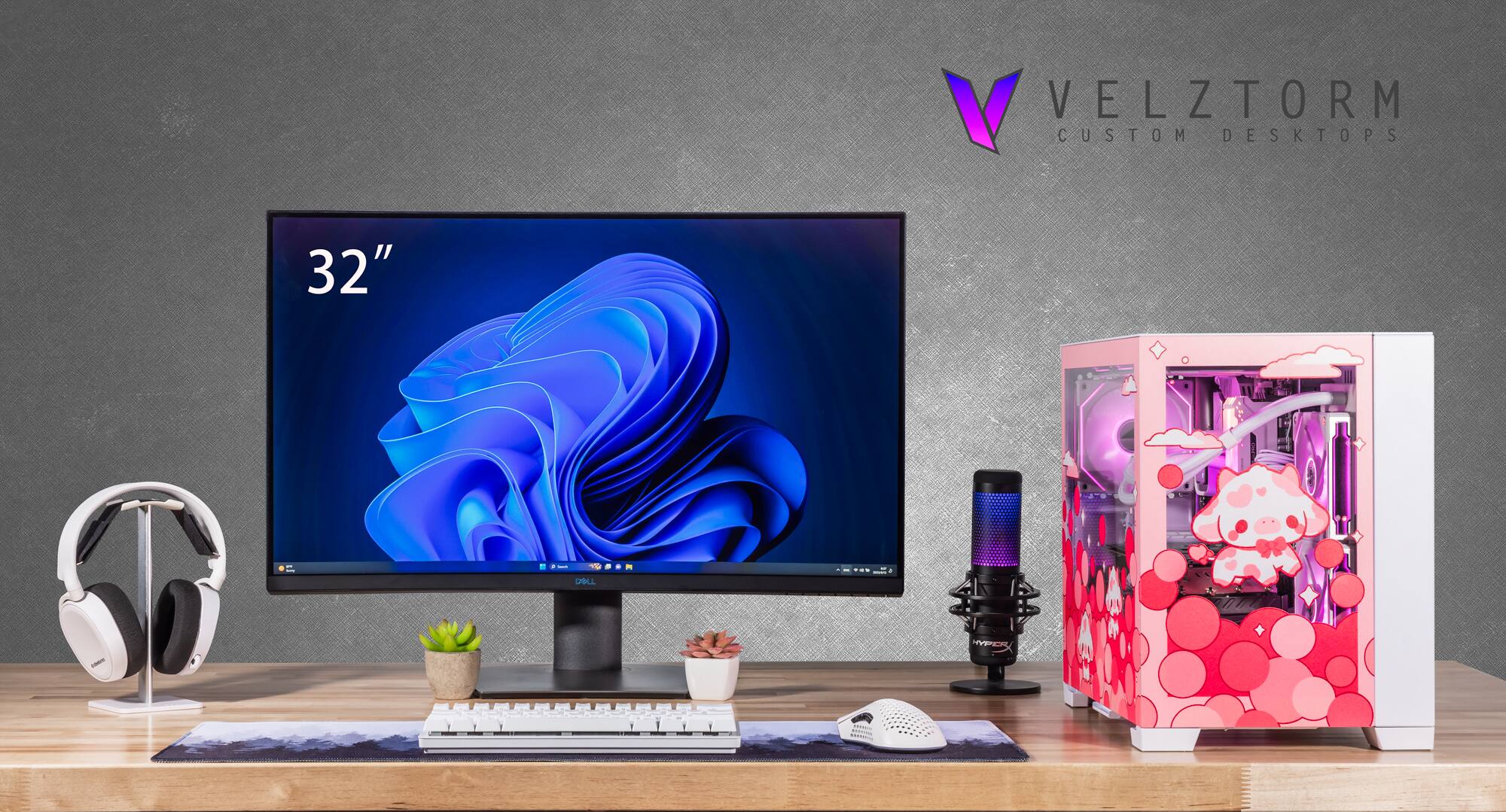 VELZTORM CUSTOM DESKTOPS  
32"