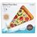 Deluxe Pizza Slice Pool Float CocoNut FLOAT 74 44" connectors tie Quick included. Makes float! one large party CocoNut FLGAT Quick Fill Inflate Valve ages 8+