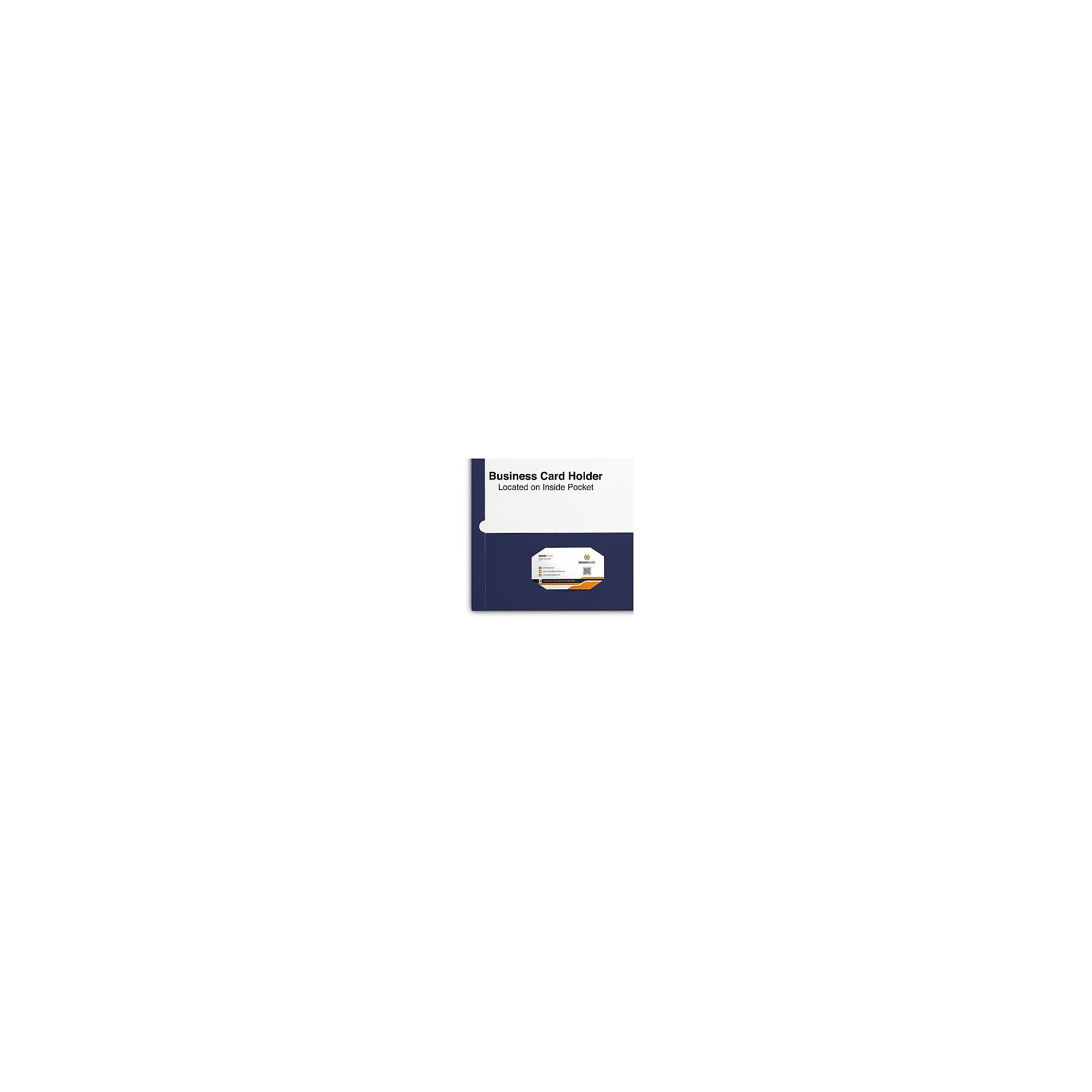 Business Card Holder  
Located on Inside Pocket