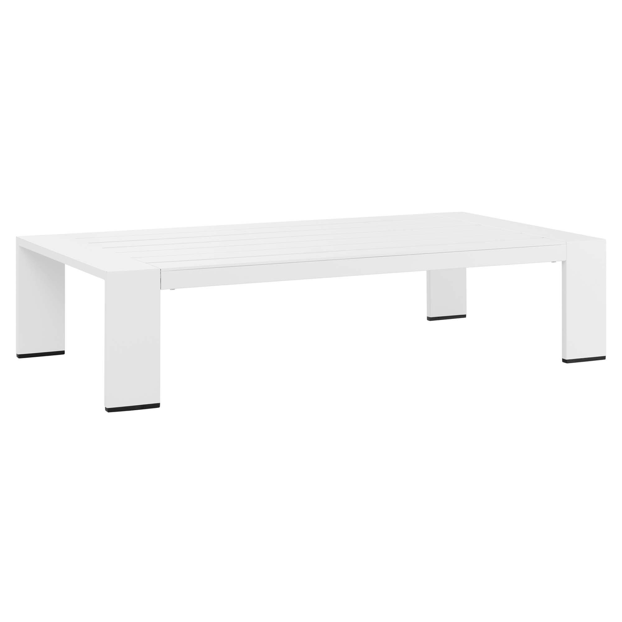 Alt View 3. Modway - Tahoe 2-Piece Outdoor Powder-Coated Aluminum Patio Set - White Gray.