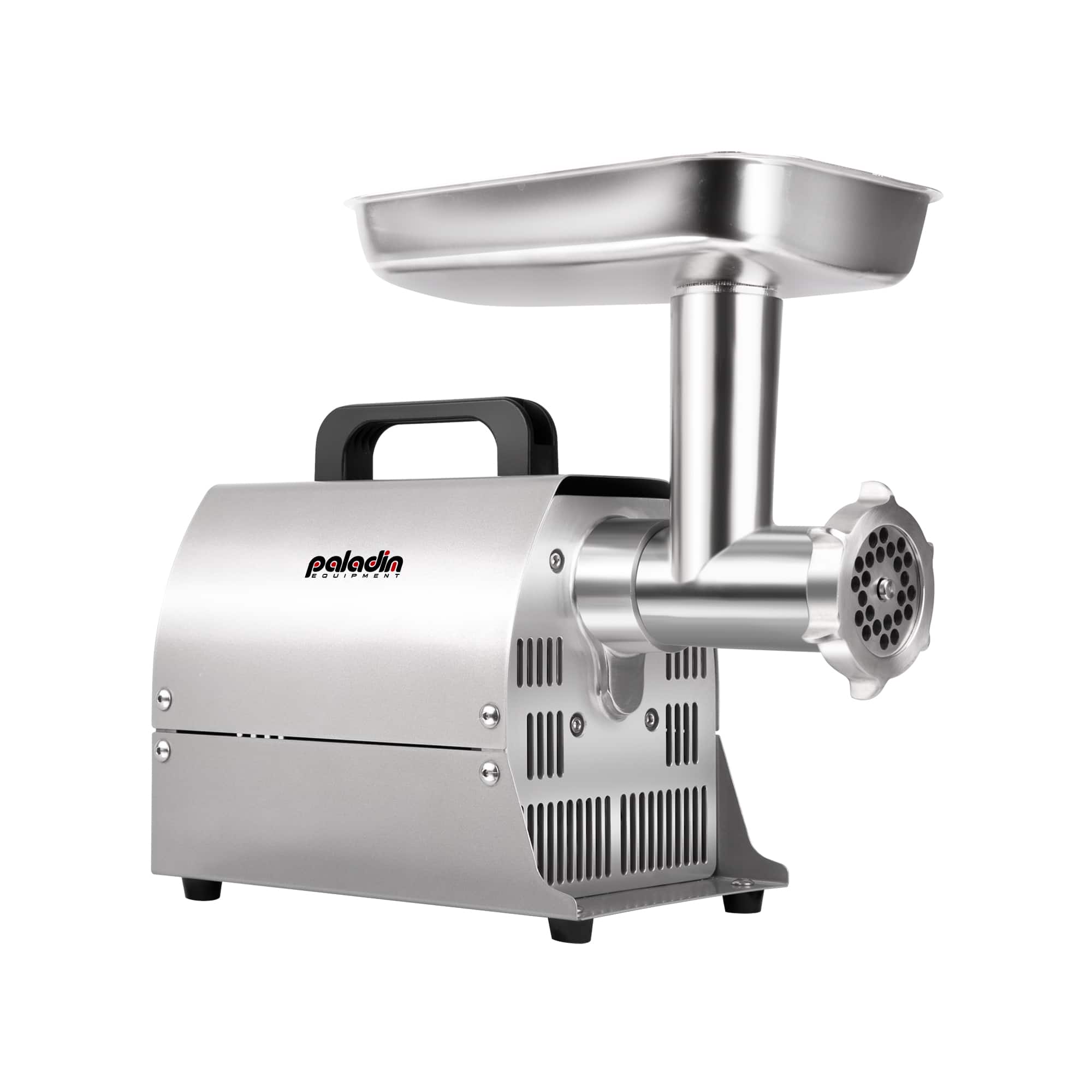 Breezary - 300W #8 Electric Meat Grinder: Stainless Steel Plates, Sausage Attachments, Low-Noise & Durable - Silver Meat Grinder