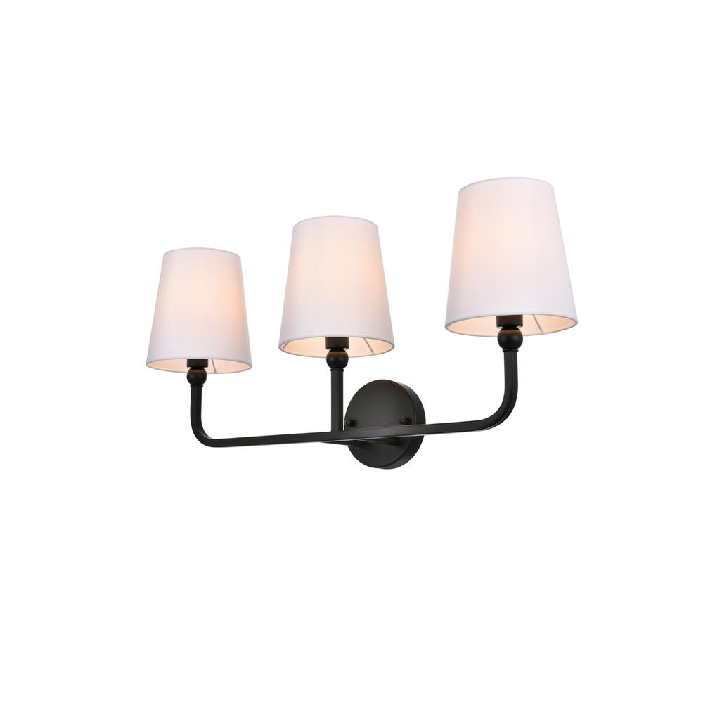 Living District - Colson 3 light Bath Sconce - Black And Clear price history on PriceWatchPro