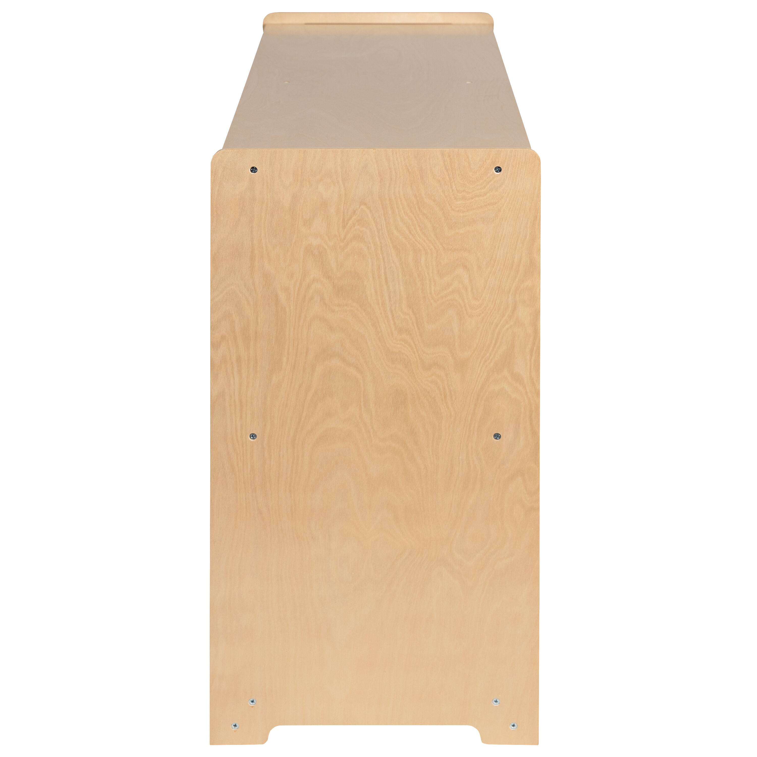 Alt View 7. Emma + Oliver - Wooden School Classroom Storage Cabinet for Commercial or Home Use - Natural.