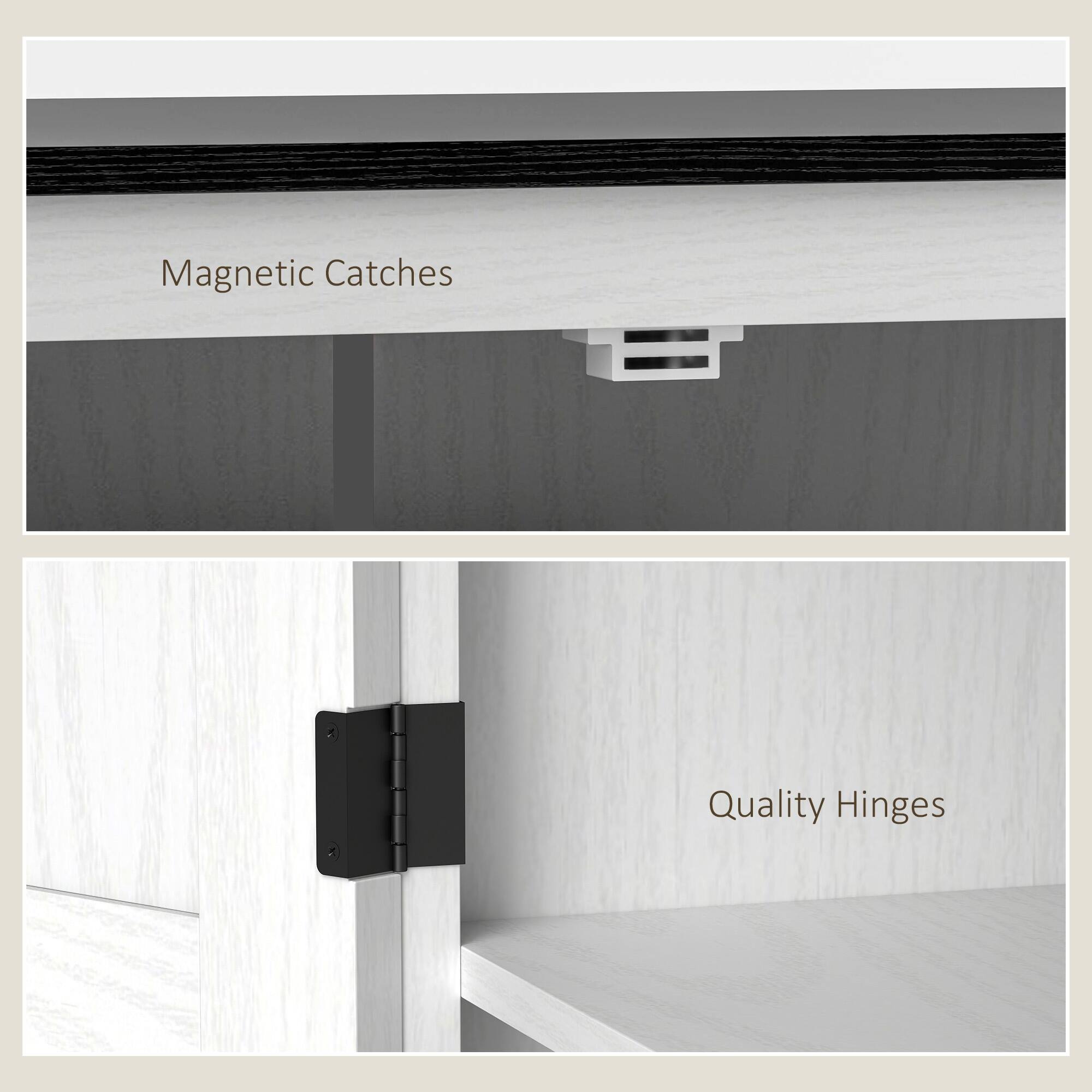 Magnetic Catches
Quality Hinges