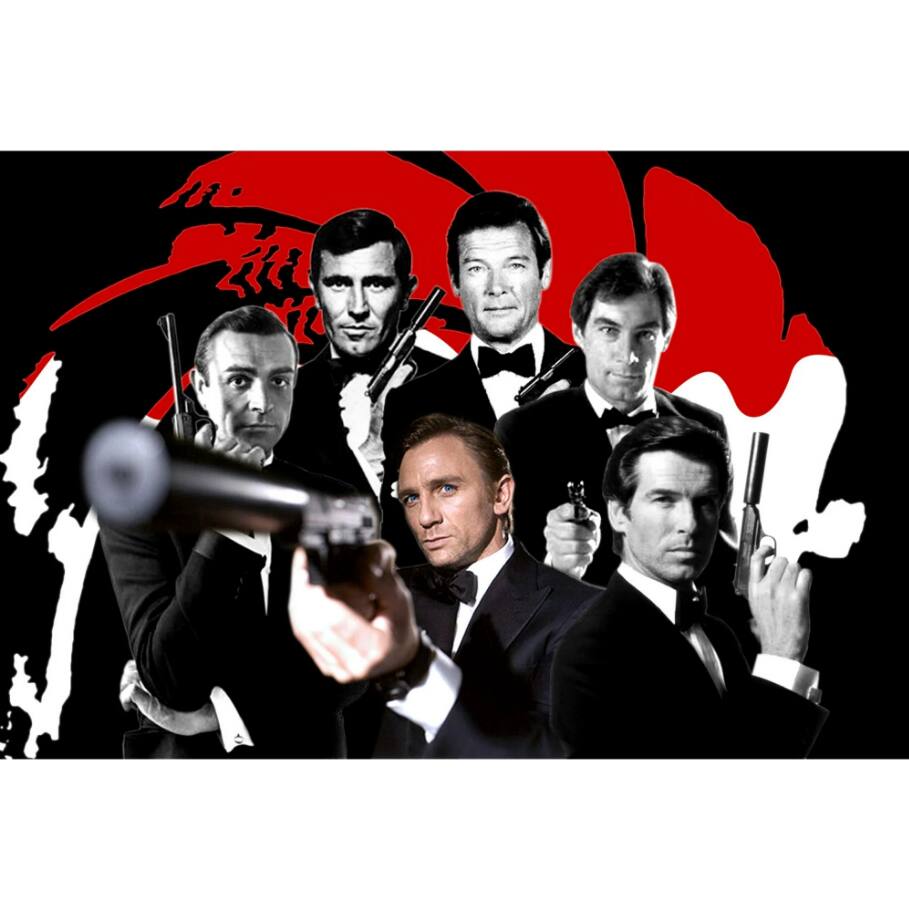 Left. BOND 50: The Complete James Bond Collection [DVD][23 Discs] (Action, Adventure, Spy, Compatible with All DVD Players).