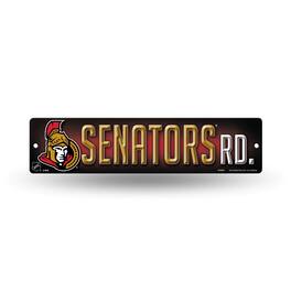 Rico Industries - Ottawa Senators NHL Hockey 16" Street Sign Fan Wall Decor - Multi