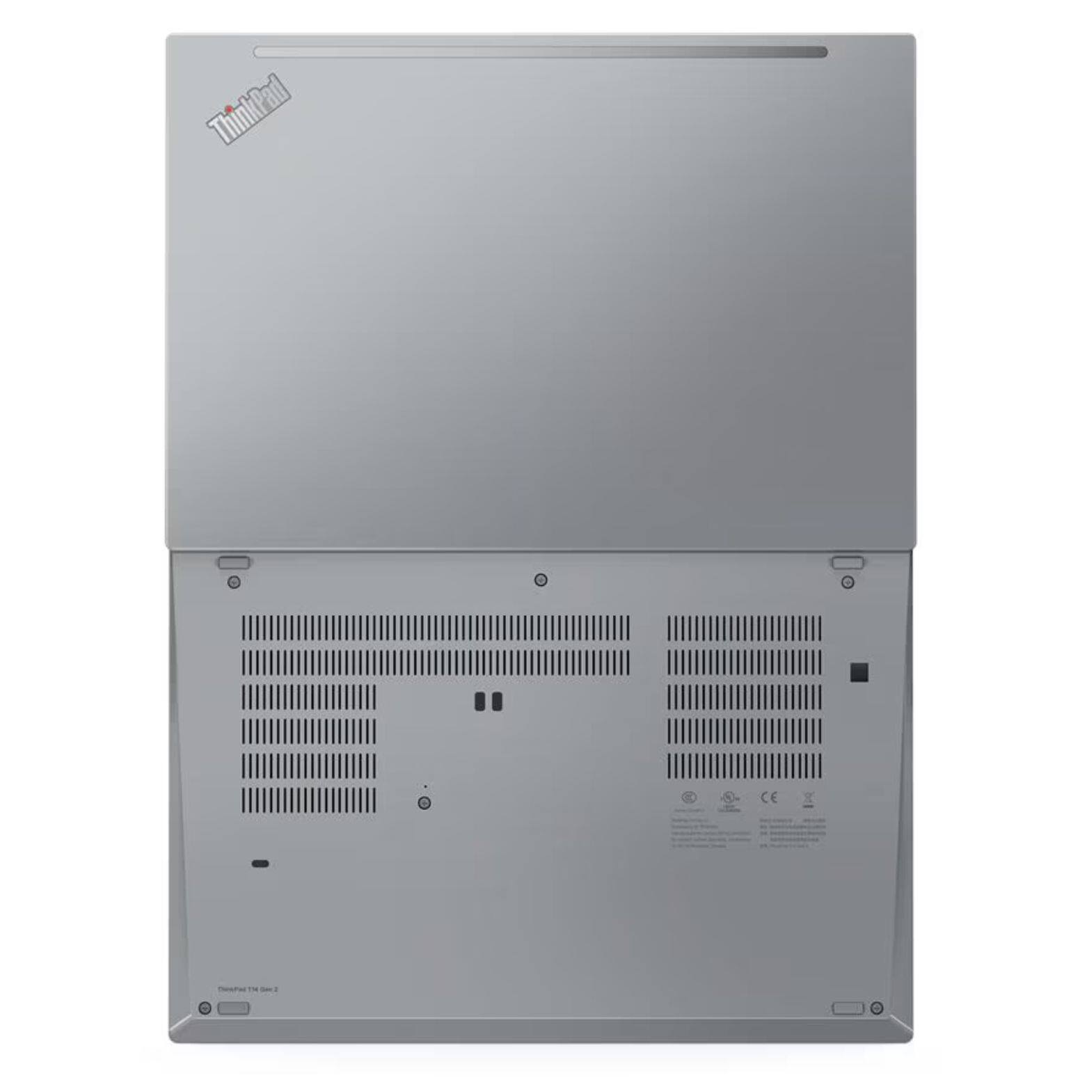 Alt View 4. Lenovo - ThinkPad T14 Gen 2 14" FHD IPS Intel Core i5-1145G7 2.60 GHz up to 4.40 GHz 16GB 256GB SSD Windows 11 Pro Laptop - Gray.