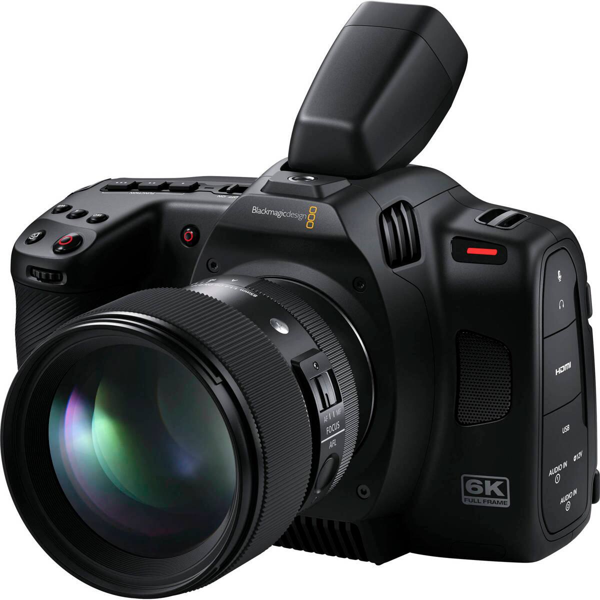 Blackmagicdesign  
Y 85mm  
HDMI  
A511 1 NF FOCUS AFL  
6K FULL FRAME  
USB 012V AUDIO IN 0 AUDIO IN