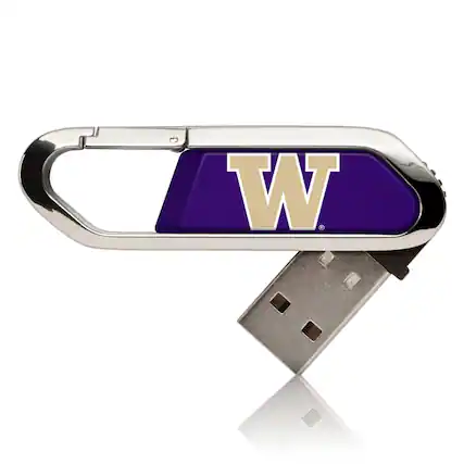 Front. Keyscaper - Washington Huskies 16GB Clip USB Flash Drive - Multicolor.