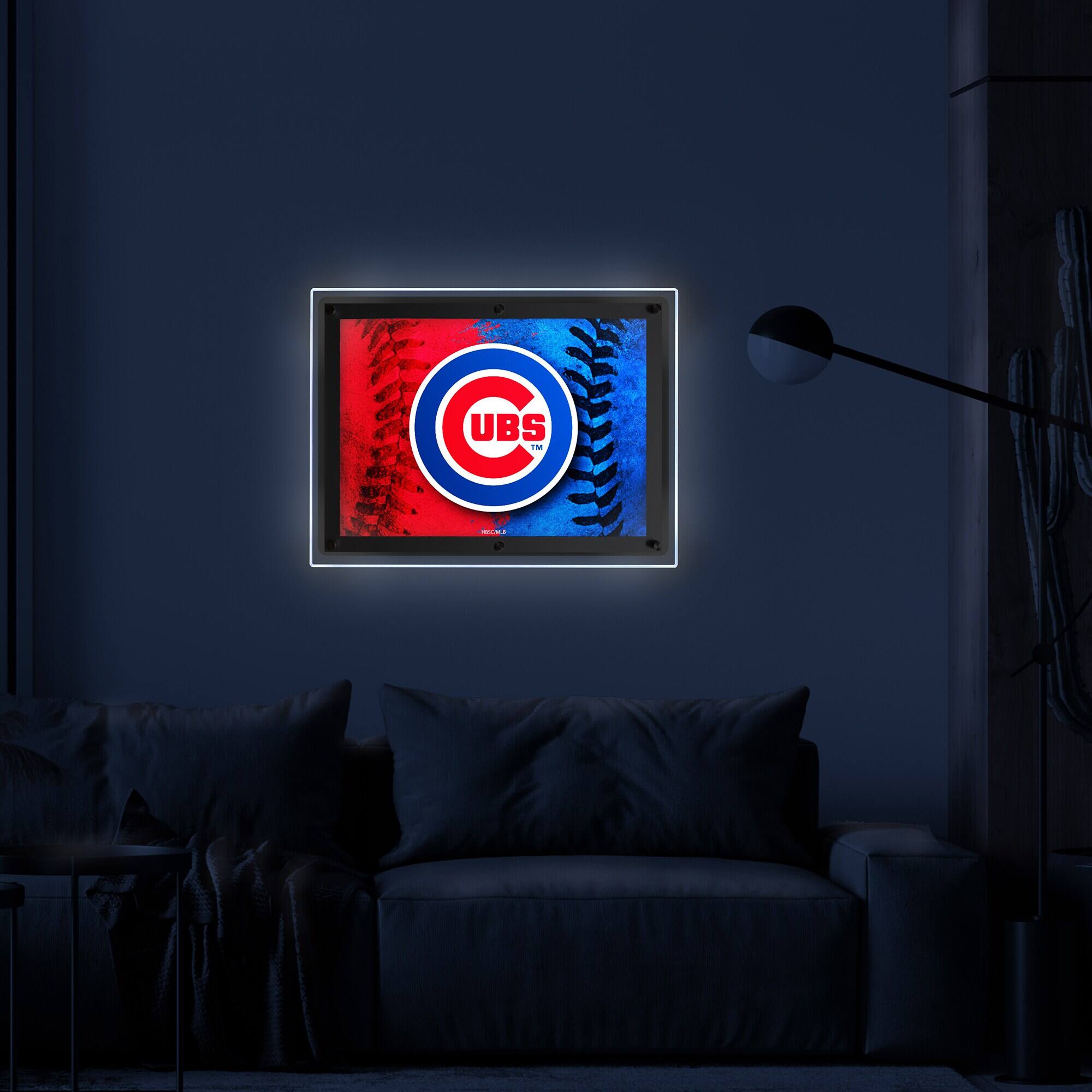 Alt View 2. Holland Bar Stool Co. - Chicago Cubs 19" x 14.5" Backlit LED Sign - Multicolor.