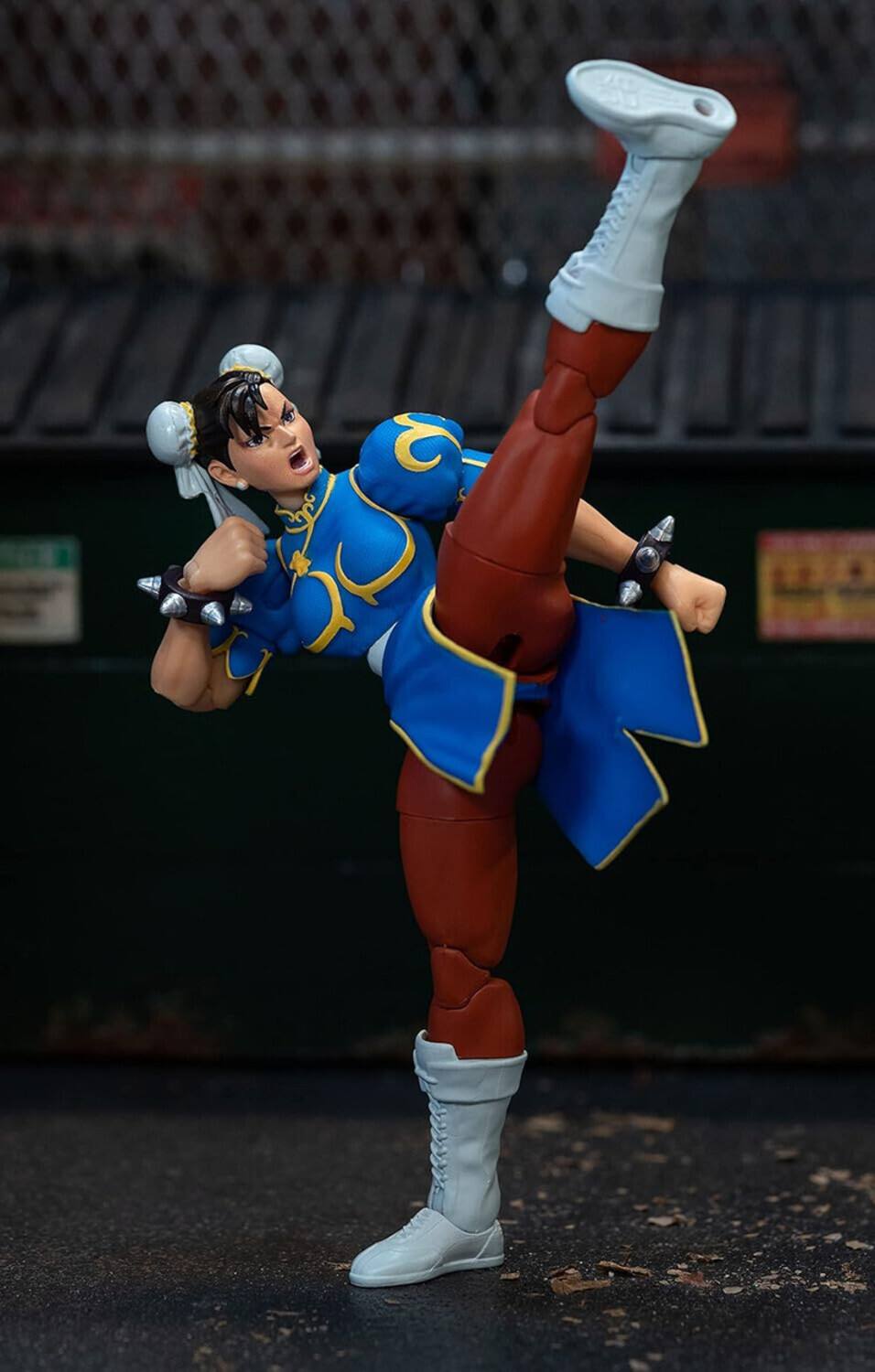 Alt View 2. Jada Toys - Jada Toys - Street Fighter II Chun Li 6-in Articulated Collectible Action Figure - Multicolor.