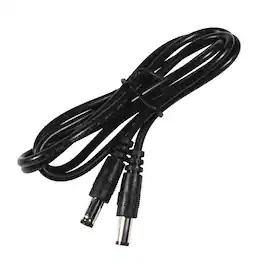 HQRP - DC5525 to DC5521 Power Cord 1 m 22 AWG, for Bluetti EB3A and EcoFlow Delta Stations - Black