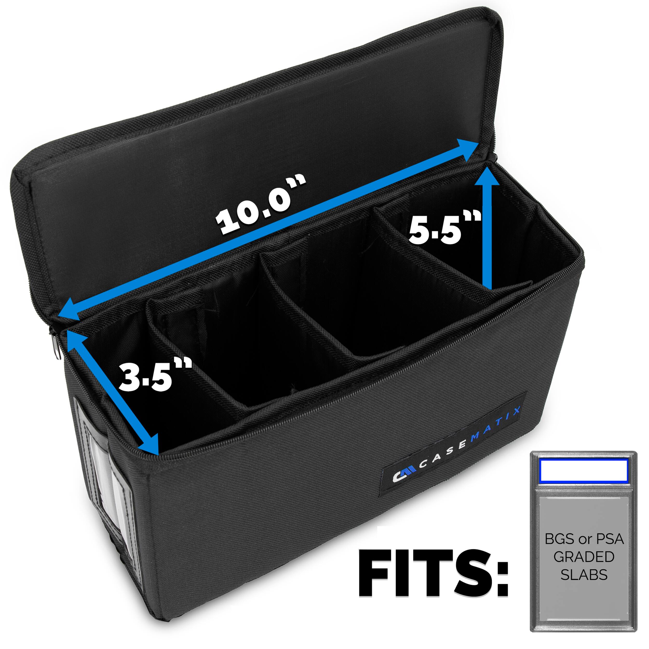 10.0"  
5.5"  
3.5"  
CAI CASEMATIX BGS or PSA GRADED FITS: SLABS