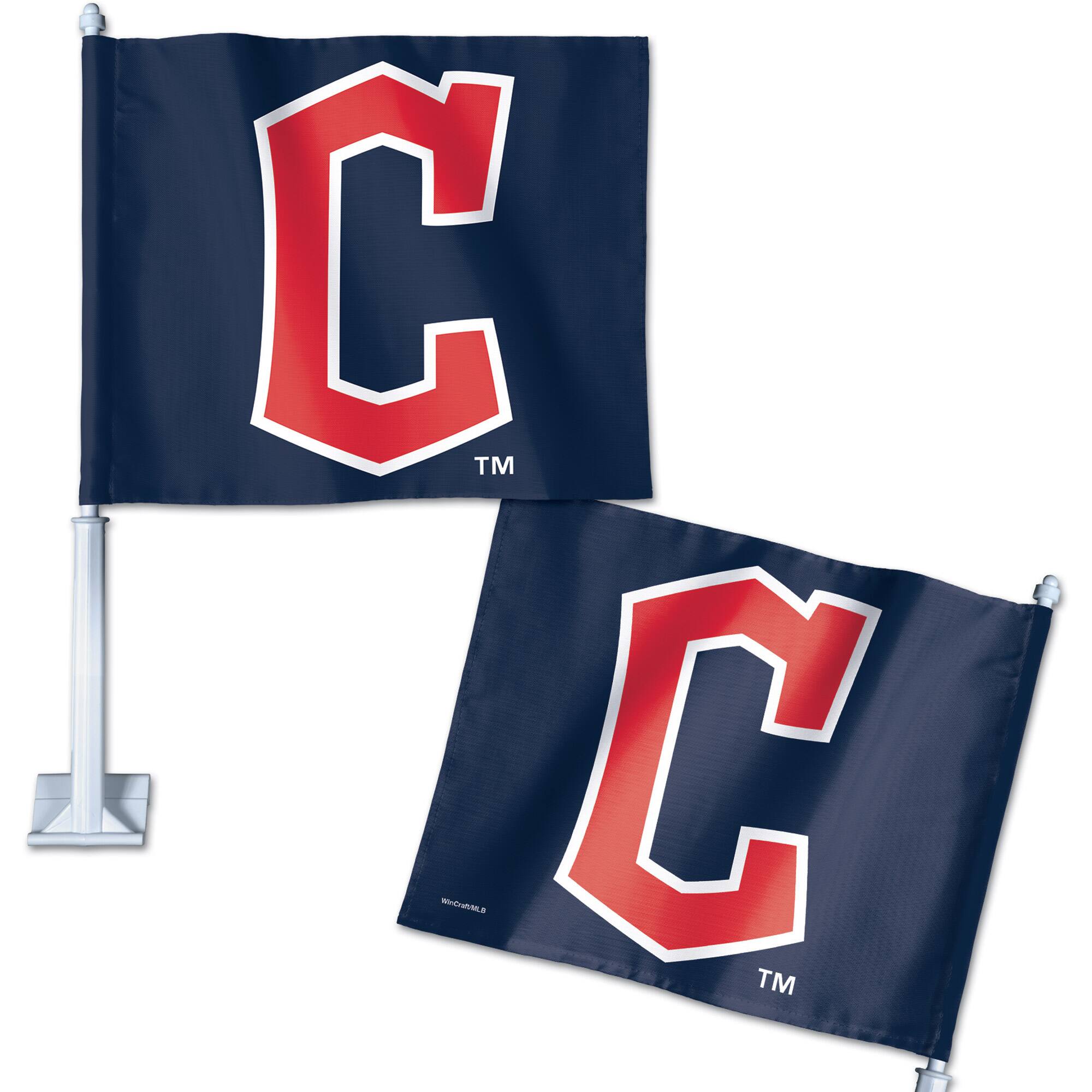 WinCraft - Cleveland Guardians 11" x 13" Double-Sided Car Flag - Multicolor