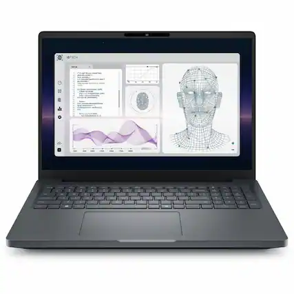 Front. Dell - Dell Pro Max Plus MB16250 16" Mobile Workstation - Full HD Plus - 120 Hz - Intel Core Ultra 9 285HX - vPro Technology - Magnetite.