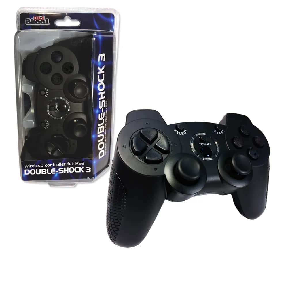 Old Skool - Wireless Controller for PlayStation 3 - Black