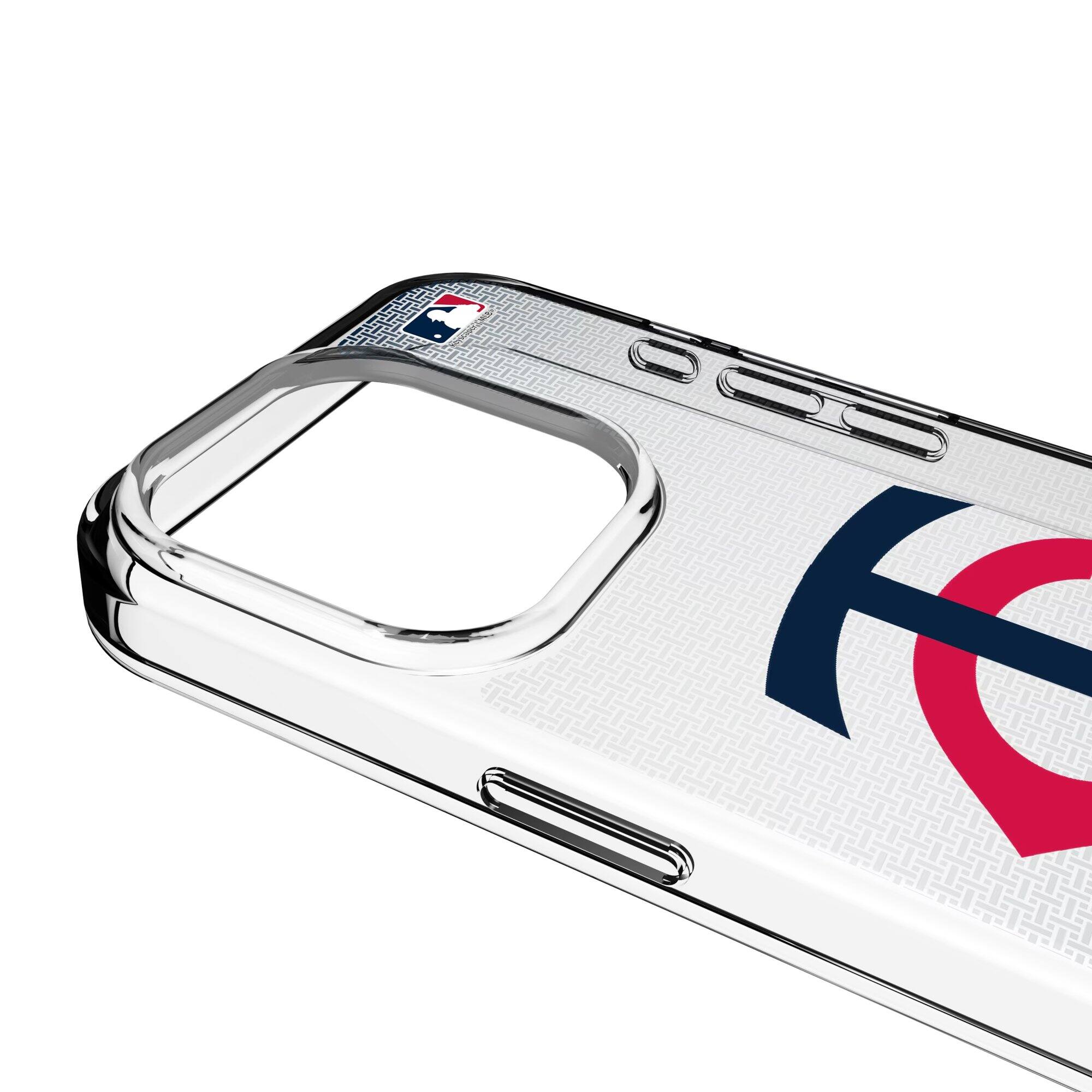 Alt View 2. Keyscaper - Linen Logo iPhone Clear Case - 16 Pro - Multicolor.