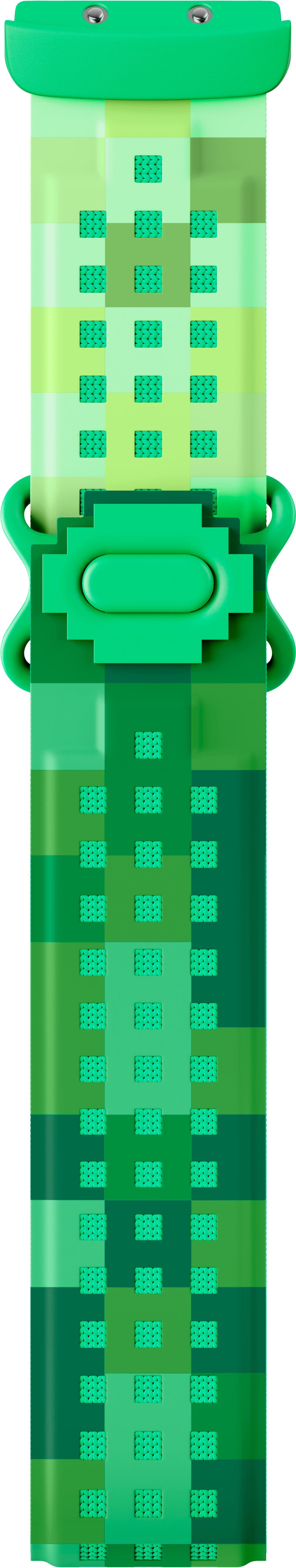 Google - Fitbit - Ace LTE - Minecraft: Do U Mine? Band - Green - Front_Zoom