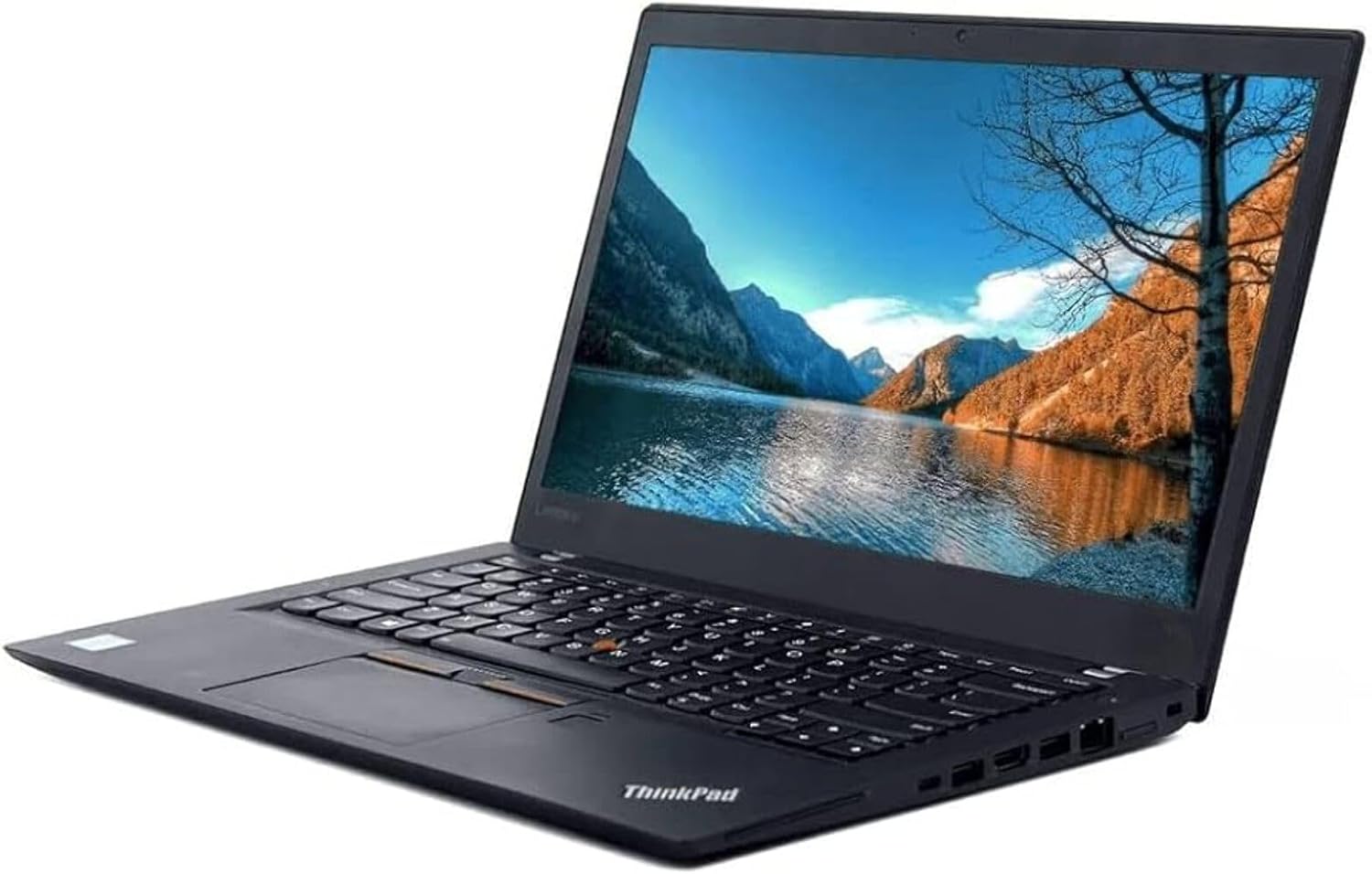 Front. Lenovo - Lenovo ThinkPad T490 14" Laptop, Intel Core i5, 16GB RAM, 512GB SSD, Win11 Pro - Black.