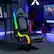 Alt View 11. X Rocker - Evo Elite 4.1 Gaming Chair with Built-in Audio Surround Sound System - Black.