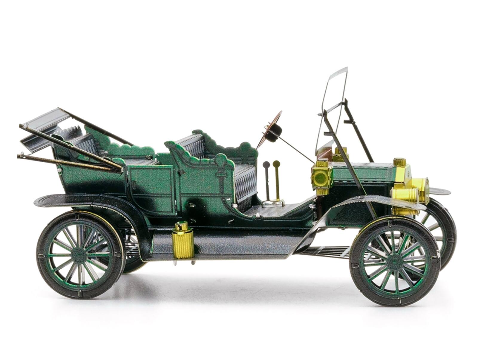 Angle. Metal Earth - Model Kit 1908 Ford Model T Dark Green (Moderate Difficulty) Steel Model by Metal Earth - Dark Green.
