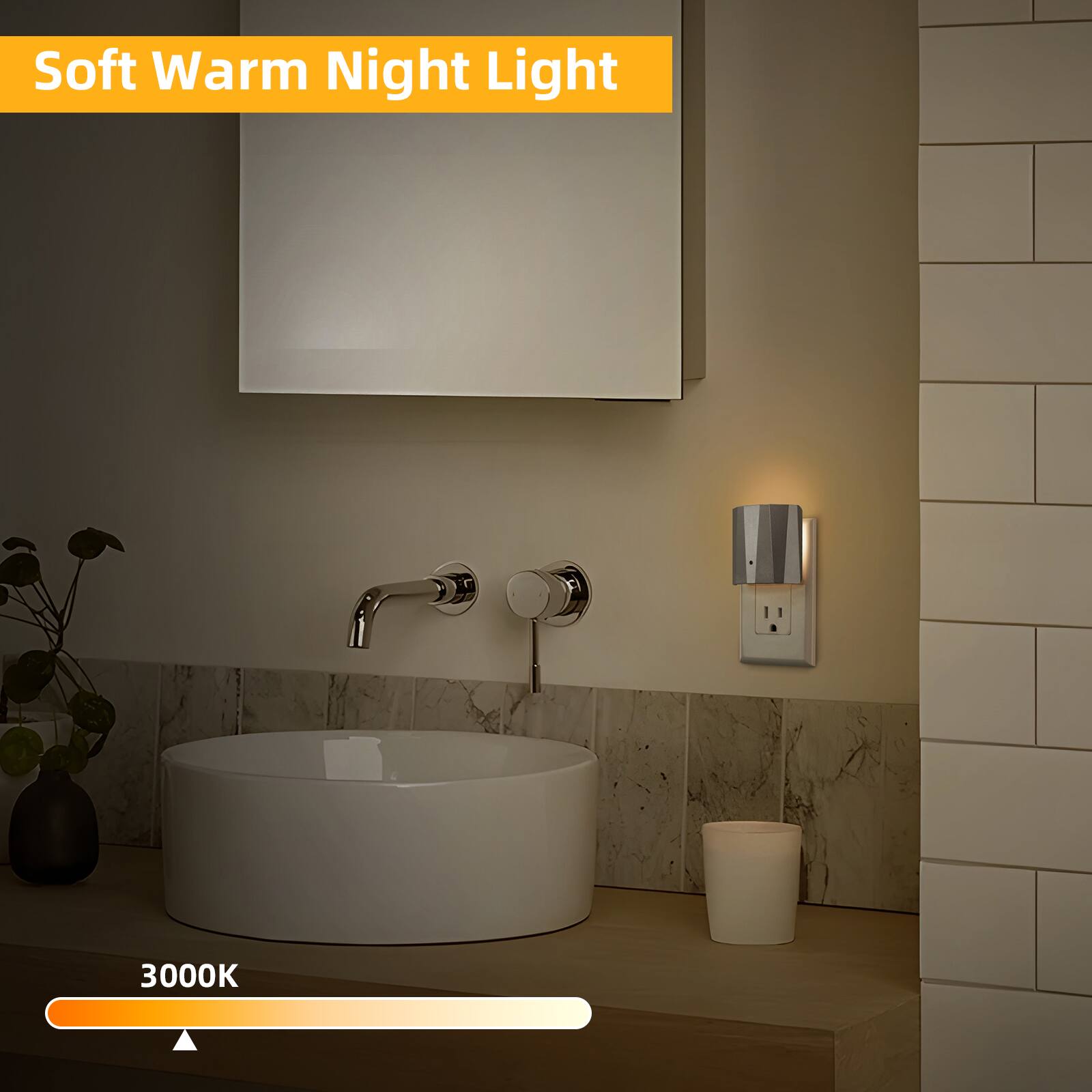 Soft Warm Night Light  
3000K