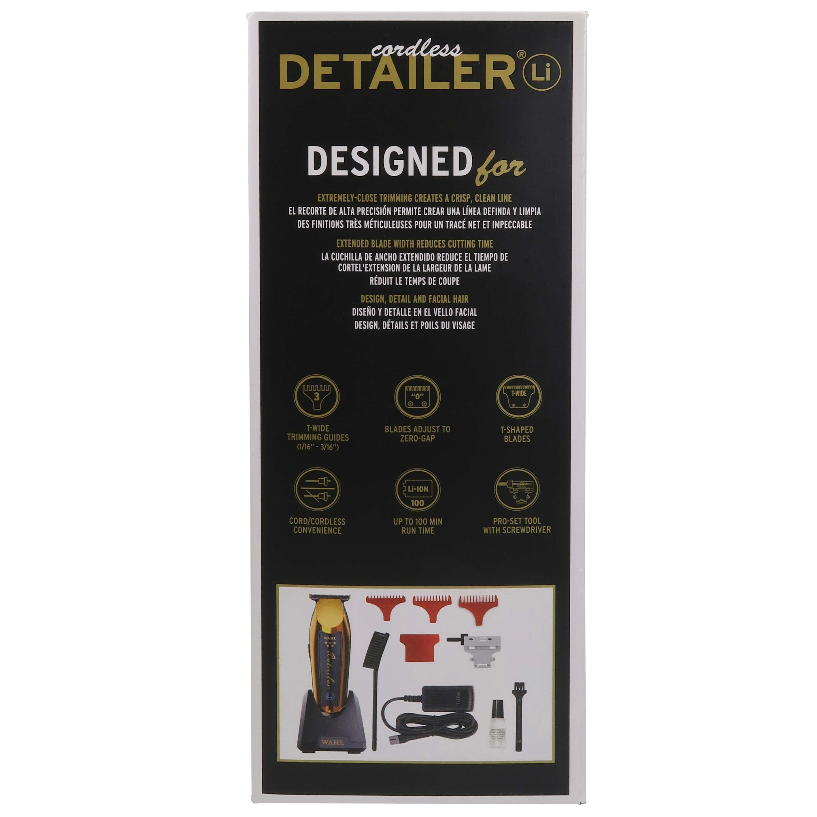 Wahl 5 Star Detailer Cordless Li Trimmer #8171 700 Gold 8171-700