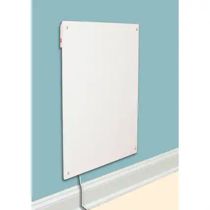 Front. Hivvago - Wall Mounted 600 Watt Energy Efficient Convection Electric Heater - White.