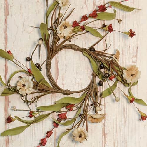 BreeBe - Teastain Country Flower Ring 3-1/2" - Multi