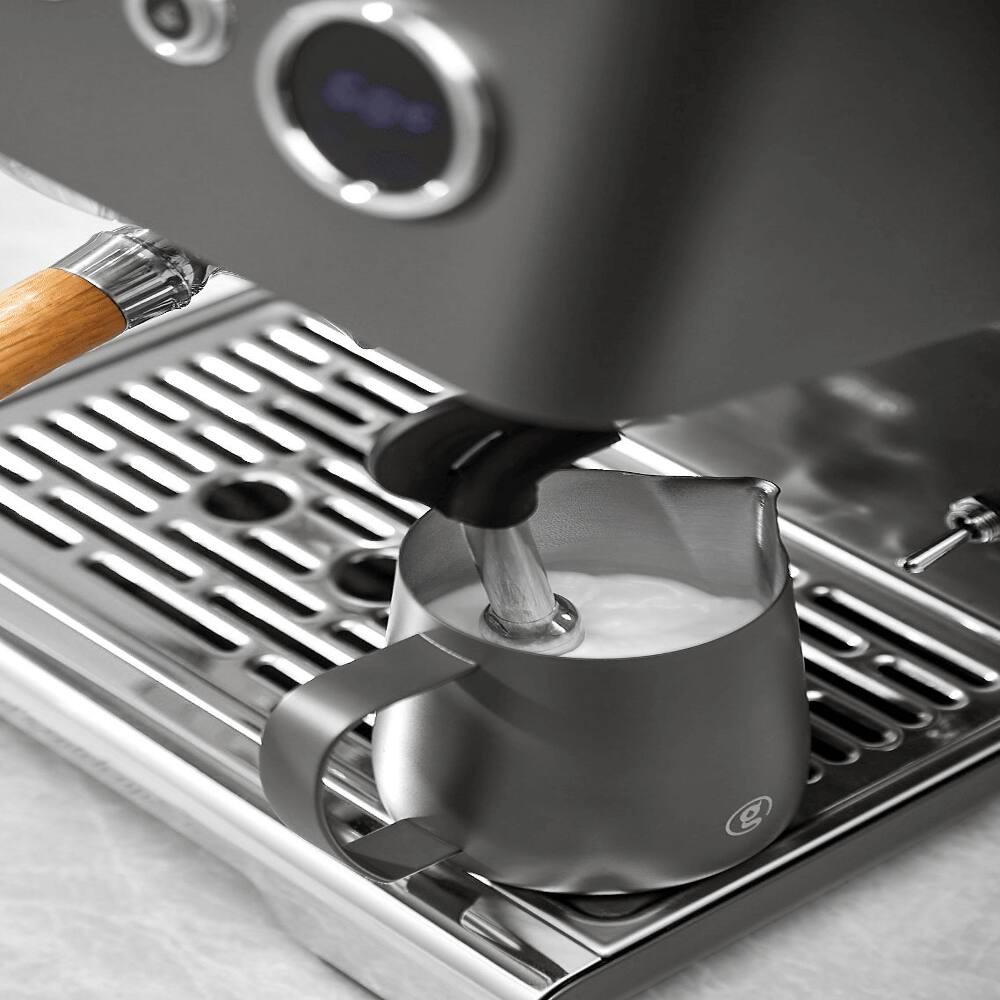 Back. Plum Chef - Semi-Automatic Espresso Machine 15 Bar 1450W Coffee Maker Ivory White - Ivory White.