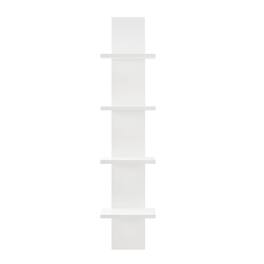 Danya B - Arica Utility Column 4-Tier Spine Wall Shelves - White