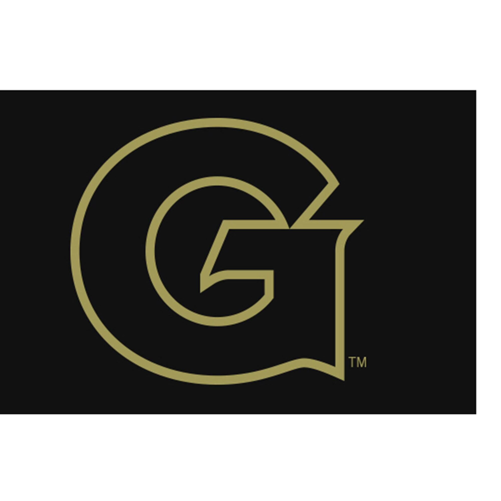 Alt View 1. Jardine - Black Georgetown Hoyas Captain's Chair - Black.