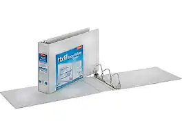 Cardinal - 3" 3-Ring View Binders, D-Ring - White