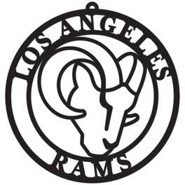 Fan Creations - Los Angeles Rams 16'' Team Logo Cutout - Black