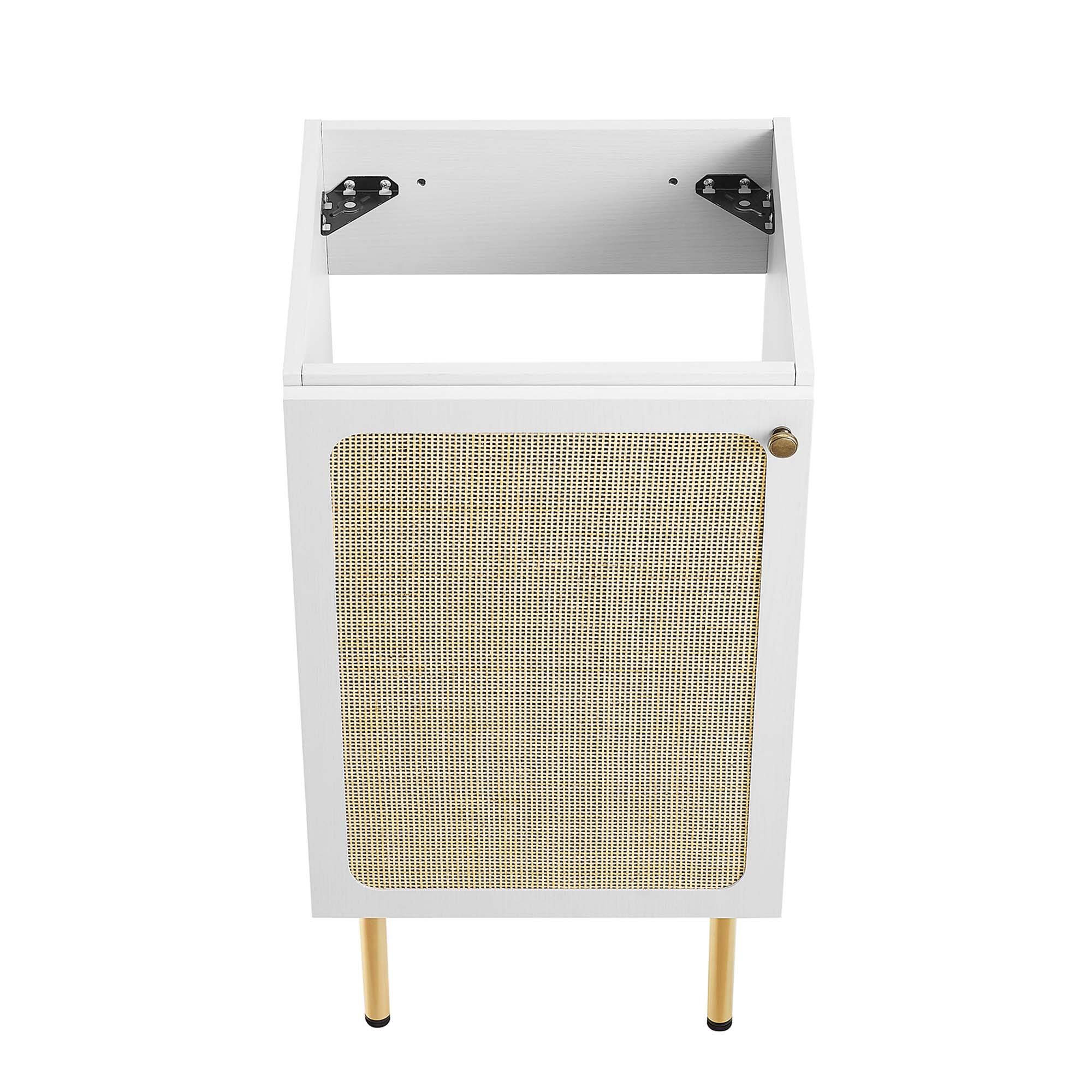 Alt View 8. Modway - Chaucer Bathroom Vanity with White Basin Included by Modway - White White.