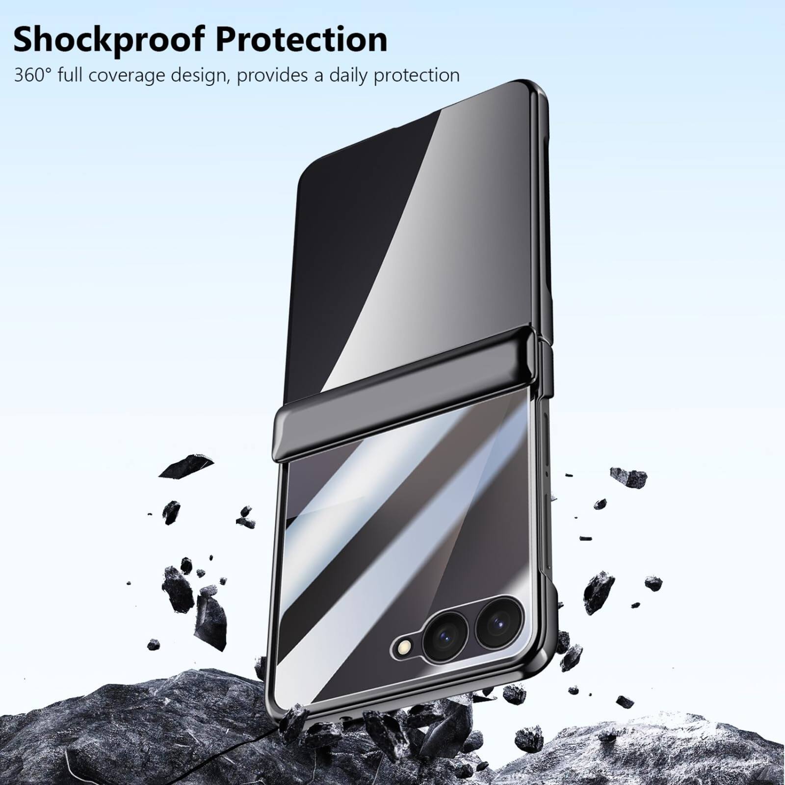 Shockproof Protection  
360° full coverage design, provides a daily protection
