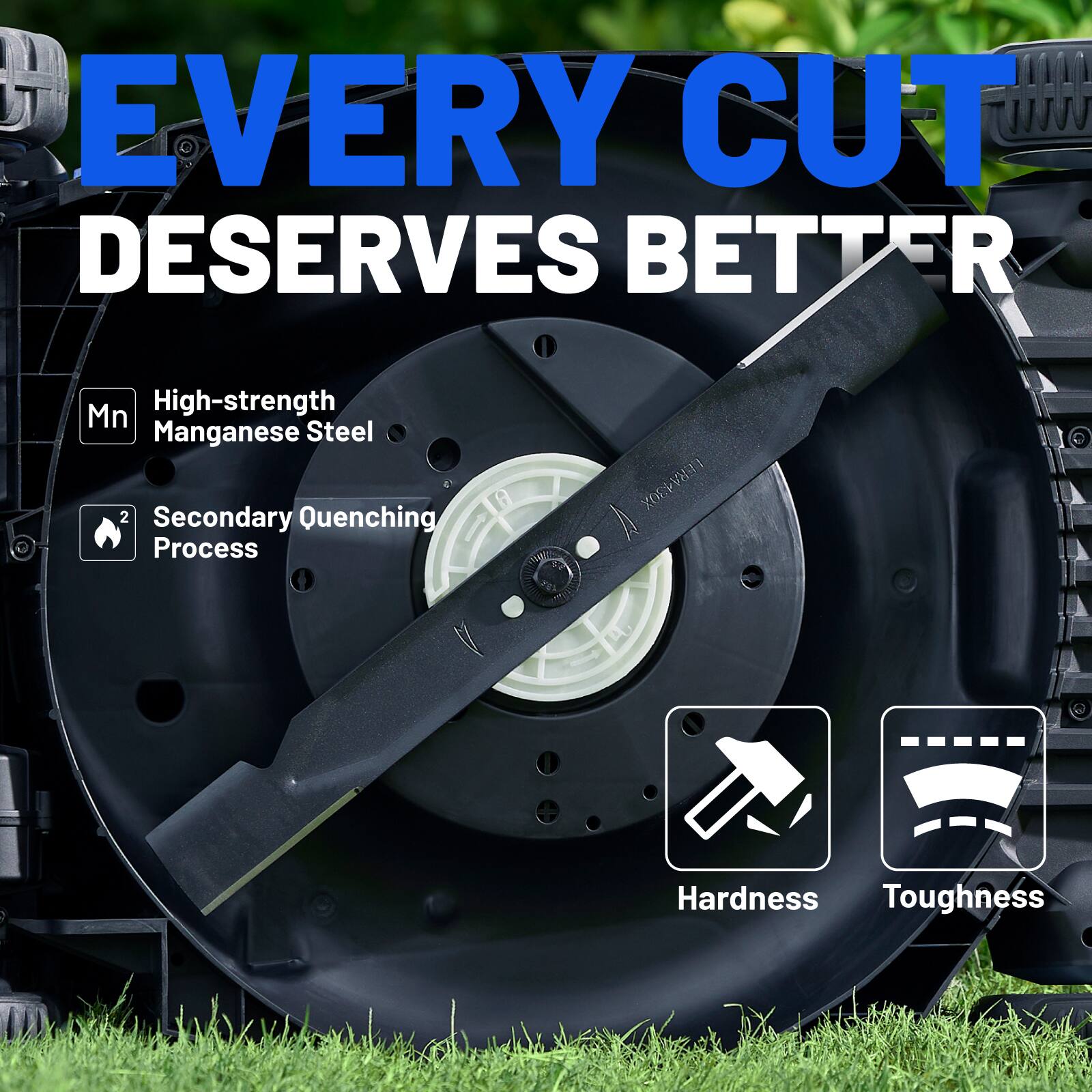 EVERY CUT DESERVES BETTER

Mn High-strength Manganese Steel
2 Secondary Quenching Process
LERA430X
Hardness
Toughness