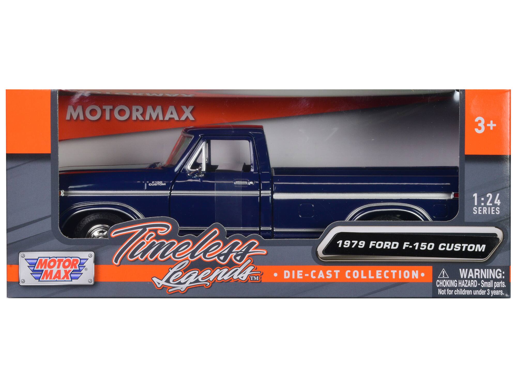 MOTORMAX 3+ KI CUSTOM 1:24 SERIES Timeless 1979 FORD F-150 CUSTOM MOTOR MAX Legends DIE-CAST COLLECTION ! WARNING: TM CHOKING HAZARD- Small parts. Not for children under 3 years.