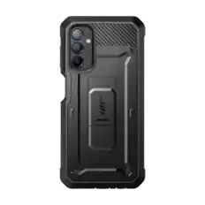 Front. SUPCASE - Galaxy A16 Unicorn Beetle Pro Rugged Holster Case - Black.