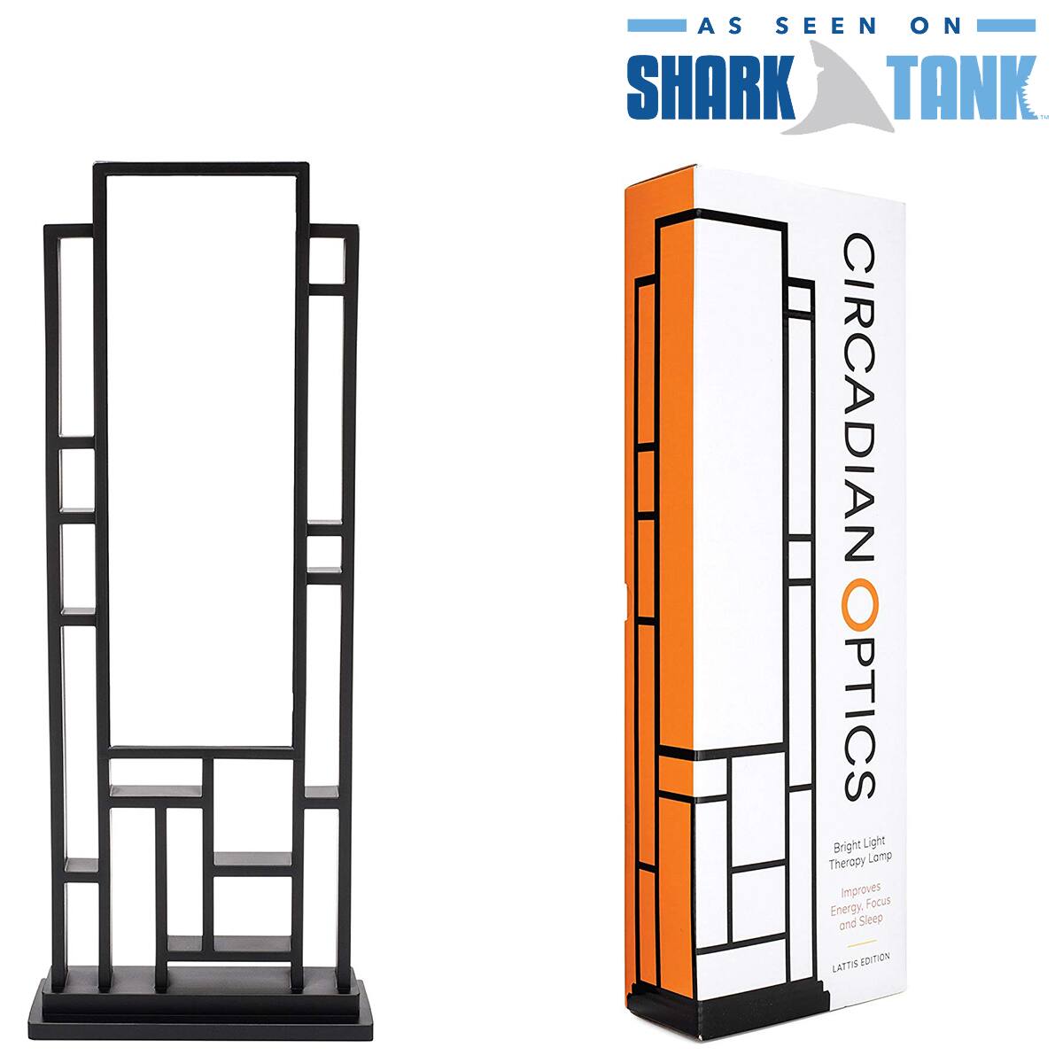 AS SEEN ON SHARK TANK. CIRCADIAN OPTICS Bright Light Therapy Lamp Improves Energy, Focus and Sleep LATTIS EDITION
