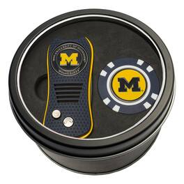 Team Golf - Michigan Wolverines Switch Chip Golf Tin Set - Multicolor